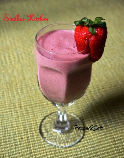 Strawberry Chocolate Milkshake