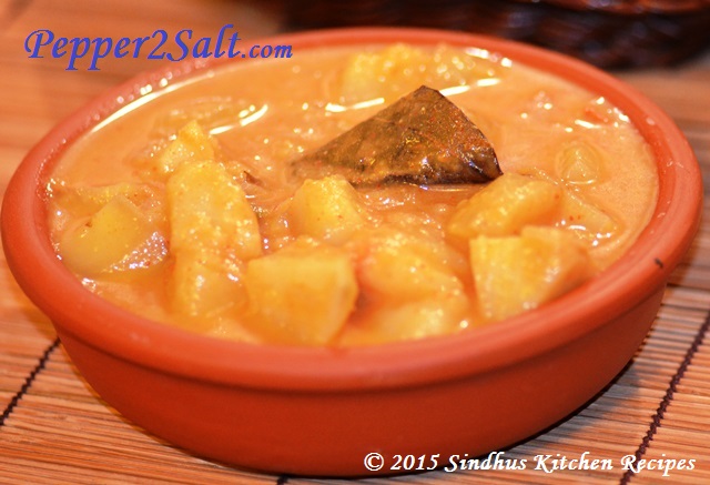 Potato Curry with Coconut Milk