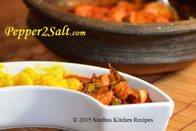 Salmon curry- Kerala style