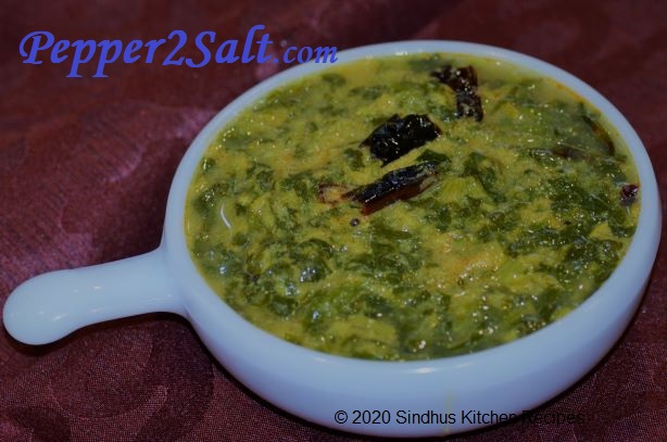 Spinach-Dal Curry
